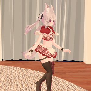 【VRChat】女の子用移動アニメーションセット（Standing）