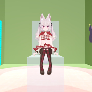 【VRChat】女の子座りポーズ 缩略图 4