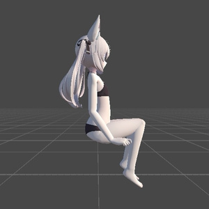 【VRChat】女の子座りポーズ 缩略图 2