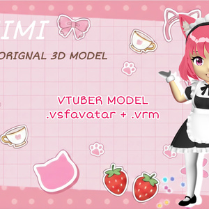 Mimi 3D Vtuber Model with ARKit Support