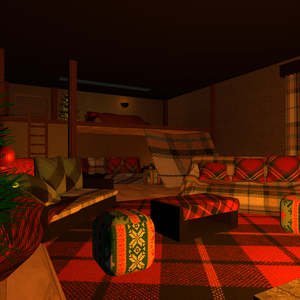 vrc world ワールド 暖炉の部屋 fireplace room