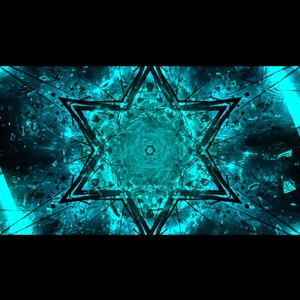Cyan Cyber ​​Kaleidoscop...