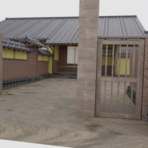 武家屋敷（重文・旧目加田家住宅）