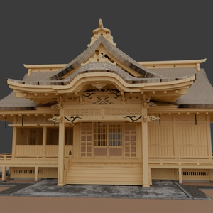 八幡宮拝殿（茨城県水戸市） 缩略图 3