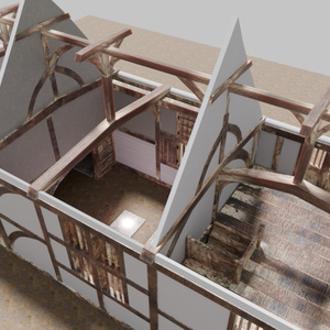 中世イギリスの農家（Bayleaf farmhouse, 15C England） 缩略图 3