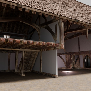 中世イギリスの農家（Bayleaf farmhouse, 15C England） 缩略图 4