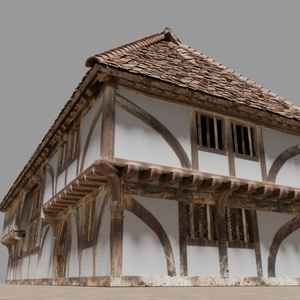 中世イギリスの農家（Bayleaf farmhouse, 15C England） 缩略图 2