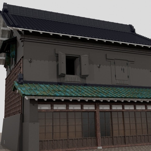 旧島田家住宅（店蔵：府中市郷土の森）