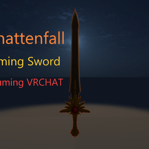 Flaming Sword【VRChat想定】