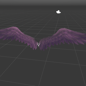 Colorable Animated Feather Wings + Particles