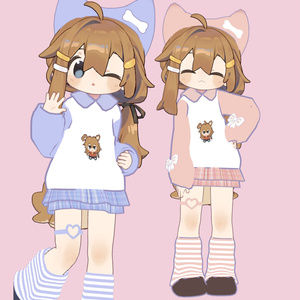 ✦セール/sale✦猫耳シャツセット/nekomimi shirt まめふれんず対応