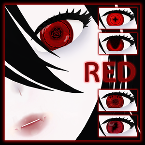 【VRoid】Vampire eyes collection「red」