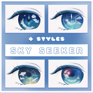 【VRoid】Sky eyes collection「sky seeker」