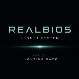 Cinematic Lighting Prompt Pack Vol.1｜光・空気・立体感を制御するプロンプト集