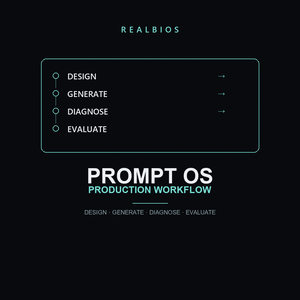RealBios Prompt OS｜設計・生成・診断・評価の制作ワークフロー