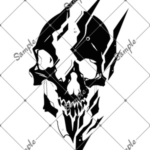 VRC用タトゥー素材　デカール　tatoo 骸骨 skull