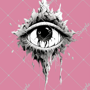 VRC用タトゥー素材 tatoo eye