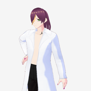 3D character　3Dオリジナルキャラクター　闇医者ジル　Vroid