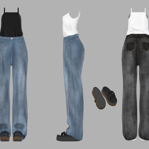 【2025/12/06更新】【6アバター対応】frontseam jeans 缩略图 2