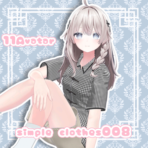 【11アバター対応】simple clothes008