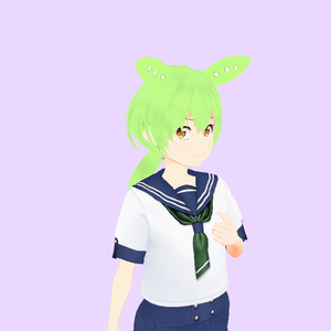  ずんだもん(VOICEROID二次創作)　VRM Pmx