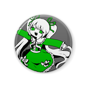 Vtuber陸野こがね缶バッジ（闇）