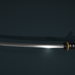 刀Katana05(軍刀 黒馬)
