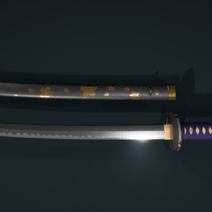 刀Katana10(三代隆正)鞘付き