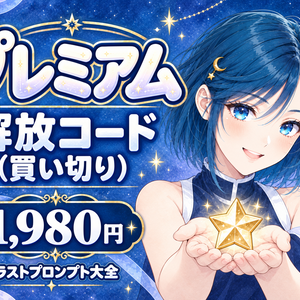 イラストプロンプト大全 プレミアム解放コード（買い切り）