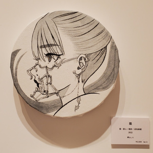原画「朧」個展常世の國・面妖/岬ましろ