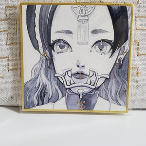 ミニ色紙原画①