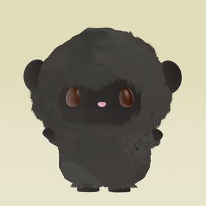 ごりふく｜かわいい３Ｄモデル（ごりらキャラ）