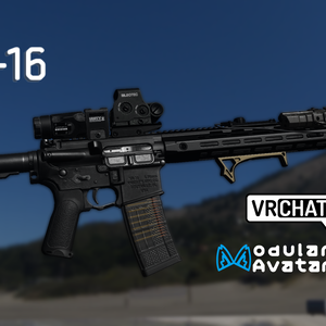 【VRChat】SR-16 | IK System | Realistic Operation | WeaponSystem 2.0