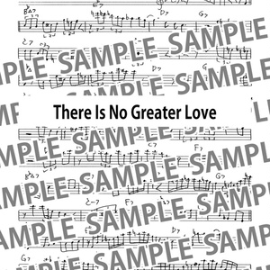 There Is No Greater Love　ゼア・イズ・ノー・グレイター・ラブ　ジャズ　アドリブソロ　コピー譜