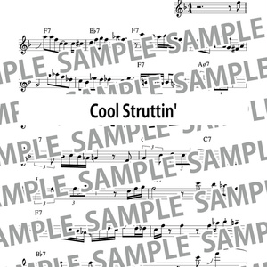 Cool Struttin' クール・ストラッティン　アドリブソロ　コピー譜