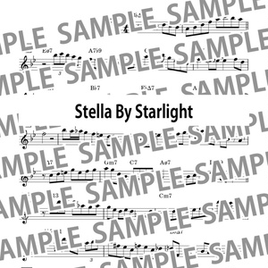 Stella By Starlight　ステラ・バイ・スターライト　ジャズ　アドリブソロ　コピー譜 Ver.2
