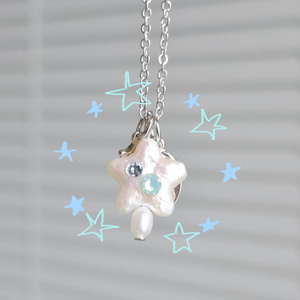 No.128】ハンドメイド 猫と桜 ネックレス ペンダント 猫