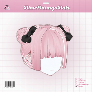 HimeOdangoHair 𝜗𝜚 姫カットおだんごヘア