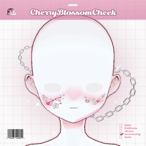 CherryBlossomCheek 𝜗𝜚 桜デコラチーク