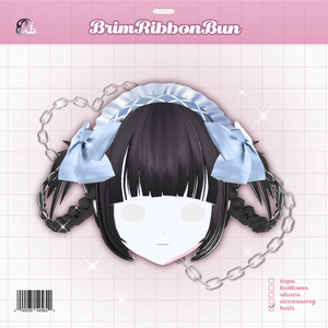BrimRibbonBun𝜗𝜚 でかリボンブリムヘア
