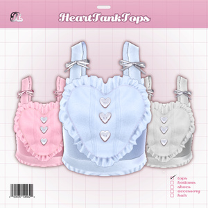 HeartTankTops𝜗𝜚ハートなトップス