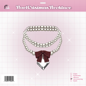 NoelCristmasNecklace 𝜗𝜚 聖夜のパールネックレス