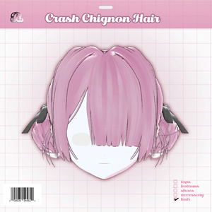 CrashChignonHair 𝜗𝜚 クラッシュシニヨンヘア