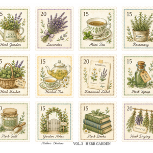 HERB GARDEN Stamp Collection Vol.3