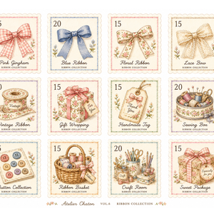 RIBBON  COLLECTION Stamp Collection Vol.6