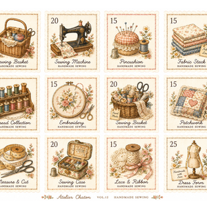 HANDMADE SEWING Stamp Collection Vol.12