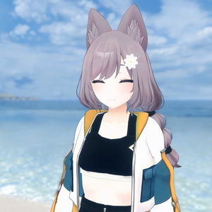 【VRC向け】Flower hairpin お花のヘアピン 【無料】まめひなた 沙猫 缩略图 4