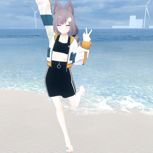 【VRC向け】Flower hairpin お花のヘアピン 【無料】まめひなた 沙猫 缩略图 5