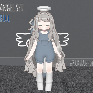 無料あり（VRC向け）Angel Set【まめひなた】【キプフェル】【まめふれんず】 缩略图 2