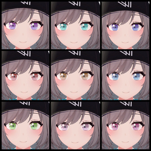 【沙猫専用】 うるうる瞳テクスチャ/ eye texture （17色）VRChat想定 缩略图 2
